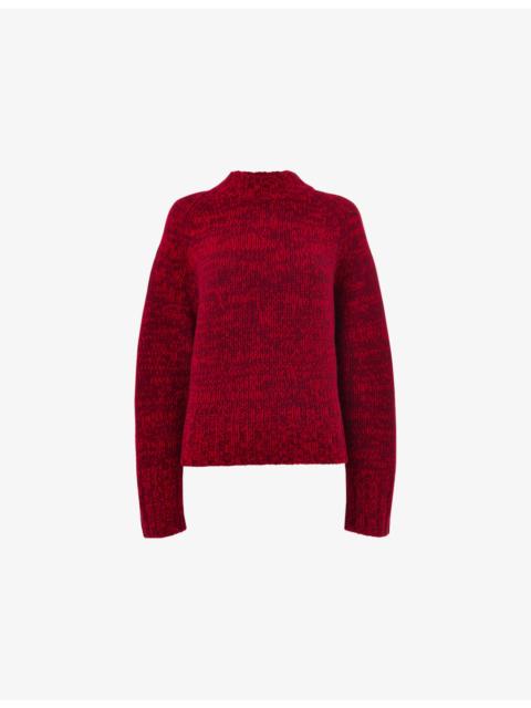WHISTLES Chunky Wool Fleck Knitted Jumper