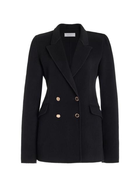 Lloyd Blazer in Black Double-Face Recycled Cashmere