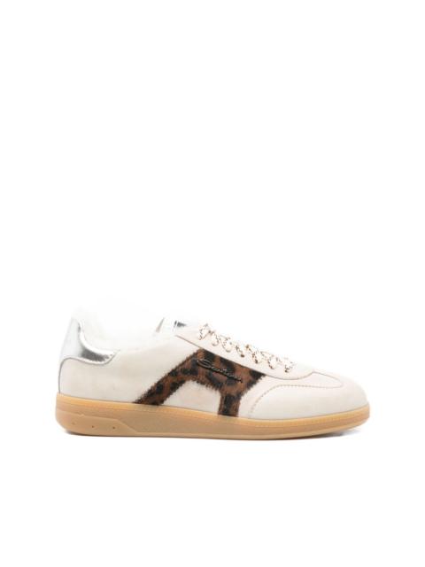 Santoni animal-print sneakers