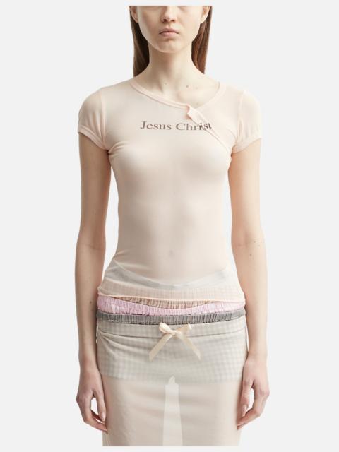 JESUS CHRIST FOLD SHEER T-SHIRT