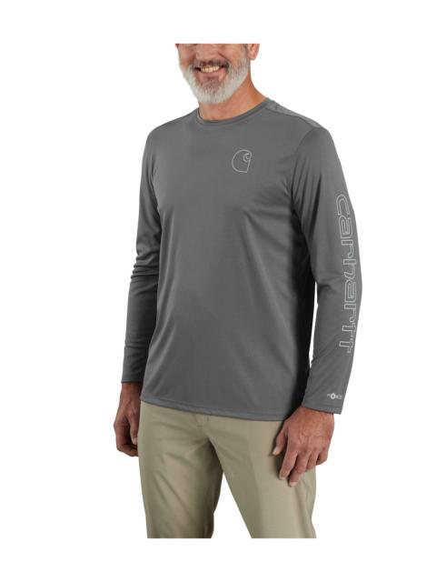 Carhartt Force Sun Defender™ Relaxed LS Logo T-Shirt