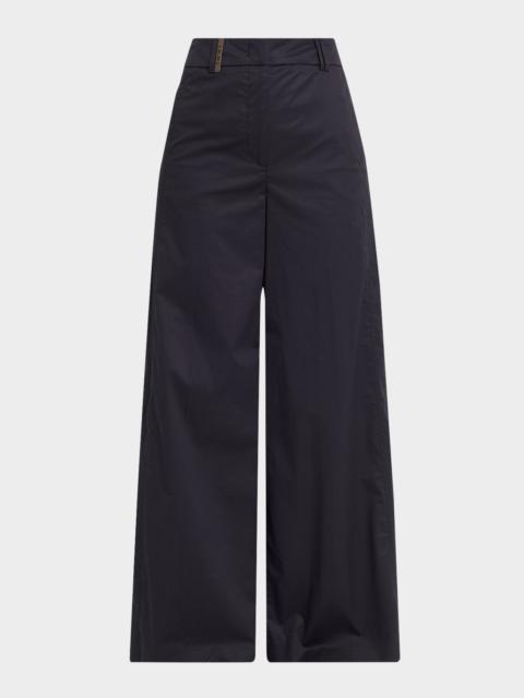PESERICO Wide-Leg Linen Pants