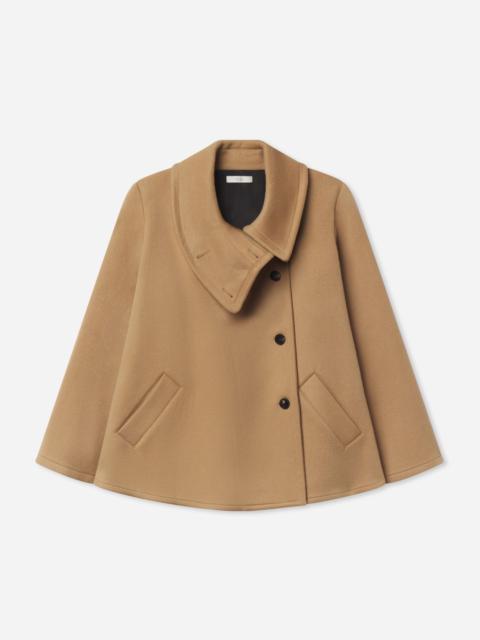 CO Flying Collar Swing Coat in Wool Cashmere