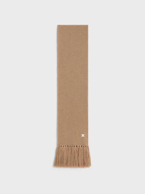 CELINE triomphe scarf in seamless cashmere