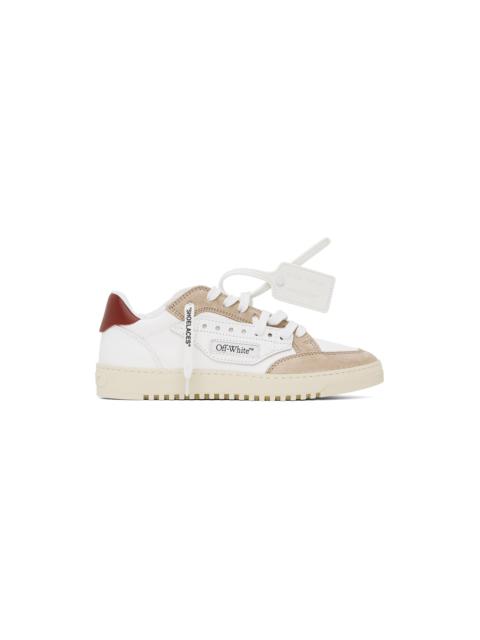 Off-White White & Red 5.0 Sneakers