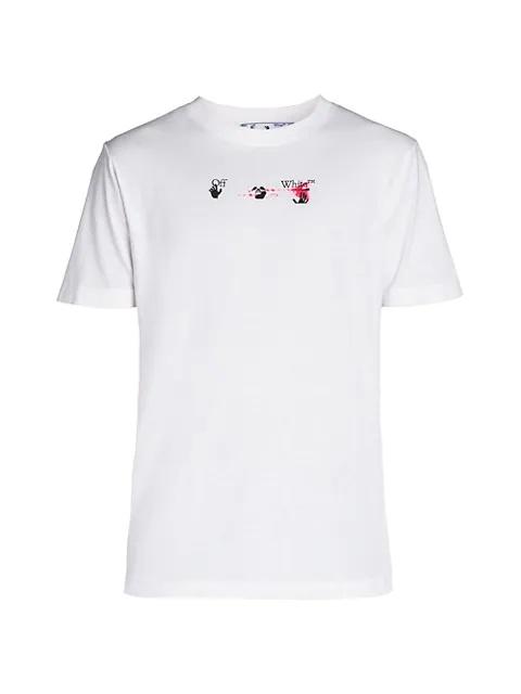 Off-White Logo-Print Cotton T-Shirt