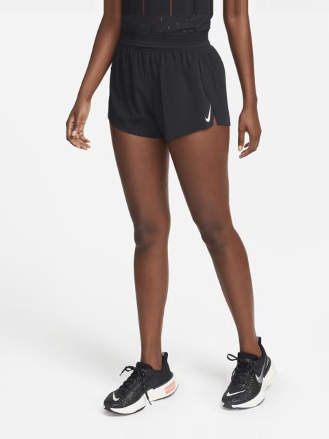 Nike Women's AeroSwift Dri-FIT ADV Mid-Rise Brief-Lined 3" Running Shorts