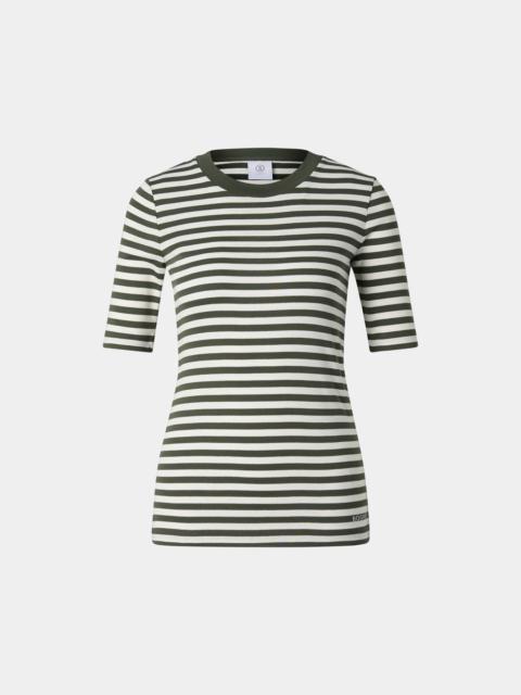 BOGNER Nikini T-shirt in Olive green/off-white