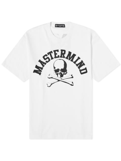 mastermind JAPAN mastermind JAPAN College Logo Skull T-Shirt