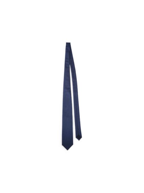 CORNELIANI geometric-print silk tie