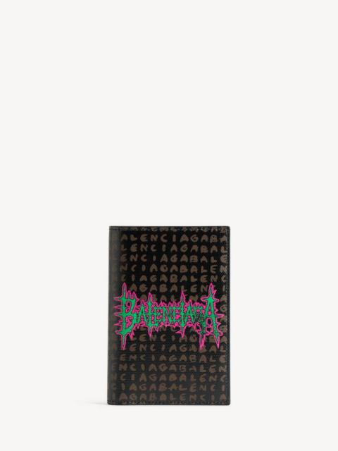 BALENCIAGA Men's Select Passport Holder in Black