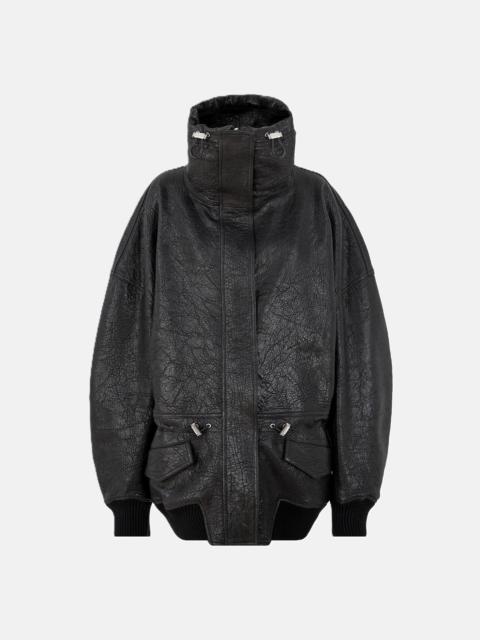 ATTICO 24AW アウターその他 ブラック系 THE ATTICO LEATHER BOMBER JACKET | santaeulalia | REVERSIBLE