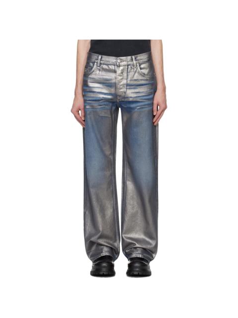 MISBHV Silver Coated Dirt Jeans