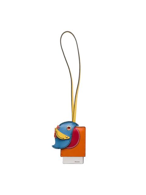 Prada Women's Leather Mirror Case Pendant