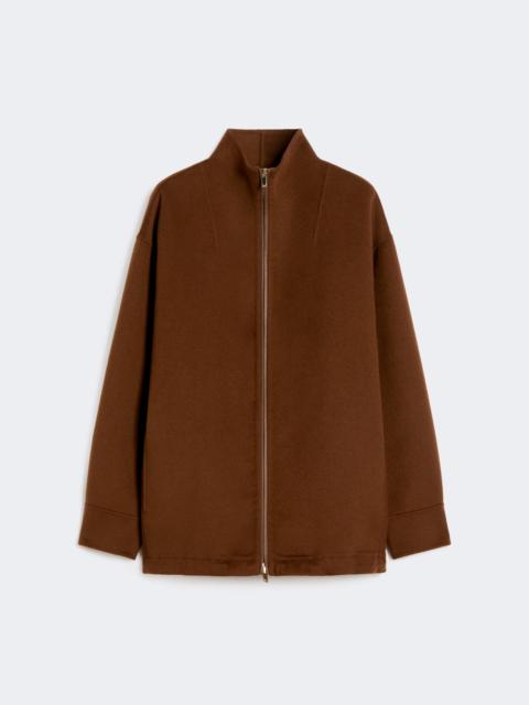Max Mara PINO Wool, cashmere and silk coat - CHOCOLATE