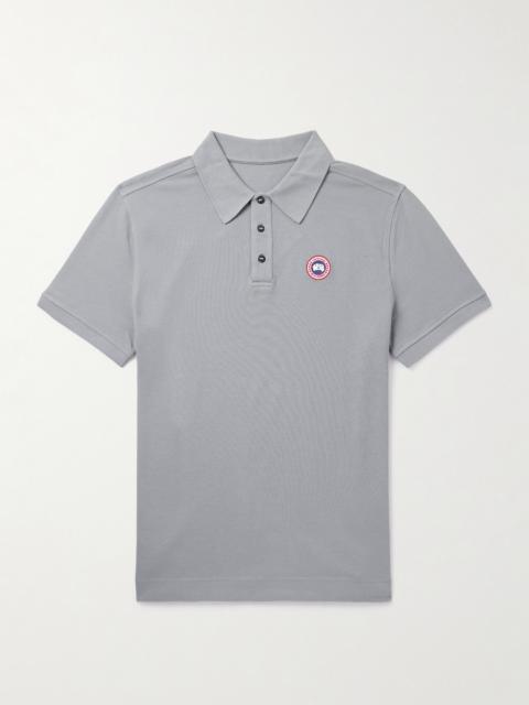 Canada Goose Beckley Logo-Appliquéd Cotton-Piqué Polo Shirt