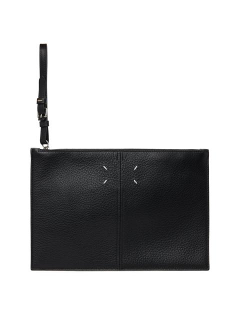 Maison Margiela Black Calfskin Pouch