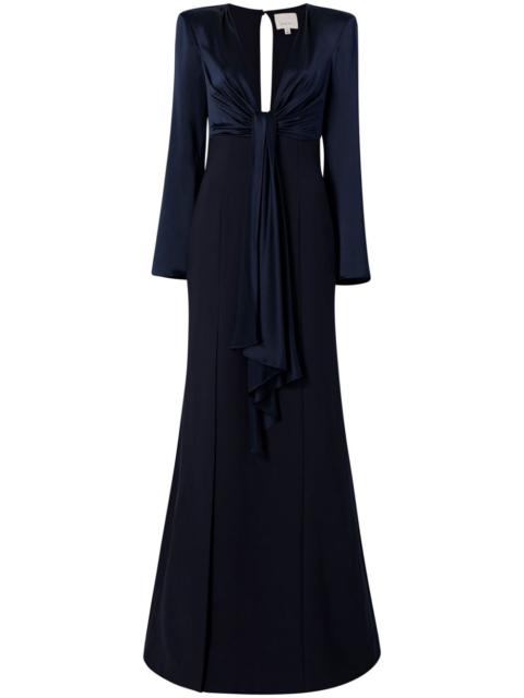 Cinq à Sept Julianne knot-detail gown