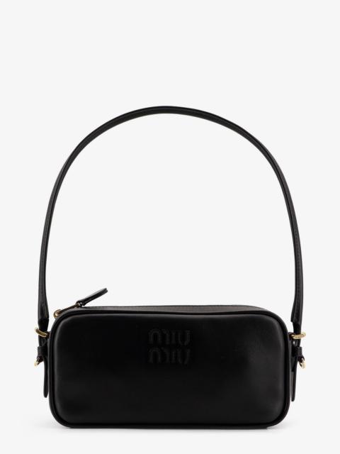 Matelassé Leather Shoulder Bag