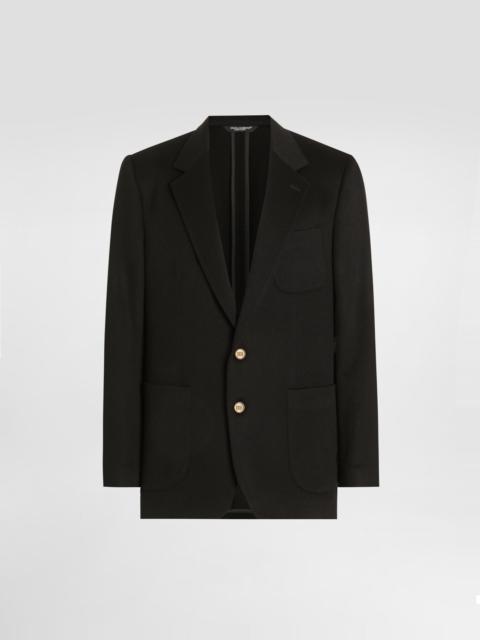 Dolce & Gabbana Single-breasted portofino cashmere jacket