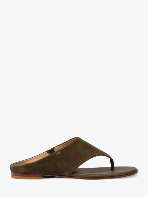 MICHAEL KORS Alster Suede Thong Sandal