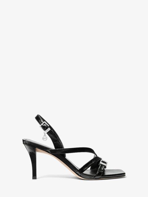 MICHAEL KORS Yvette Crackled Sandal