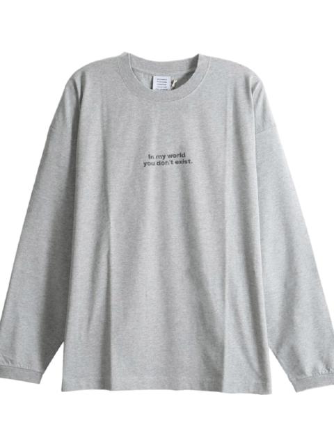 VETEMENTS In My World Long-Sleeve T-Shirt "Grey" MH27LS265G