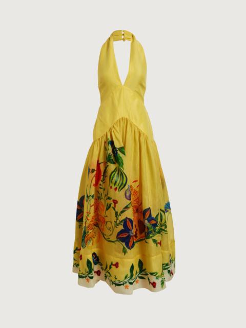 ALÉMAIS Dahlia Halter Dress