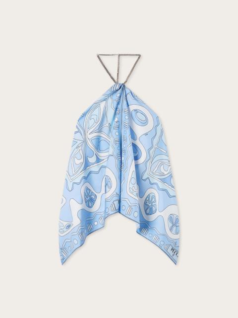 PUCCI ANGOLI PRINT CHAIN TOP