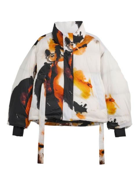 Y-3 printed puffer jacket