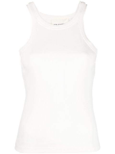 CLOSED rib-knit racer tank top