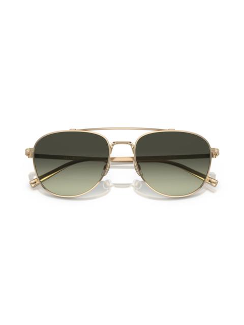 Rivetti 55mm Gradient Pilot Sunglasses