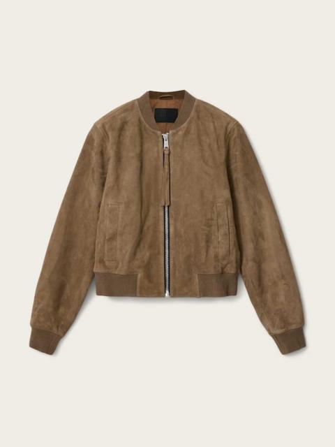 ALLSAINTS ORTEN SUEDE BOMBER JACKET