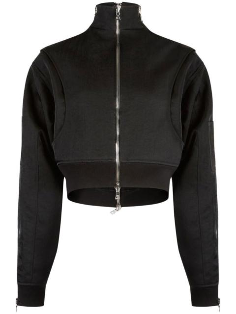 RTA Dulce cropped zip-up jacket