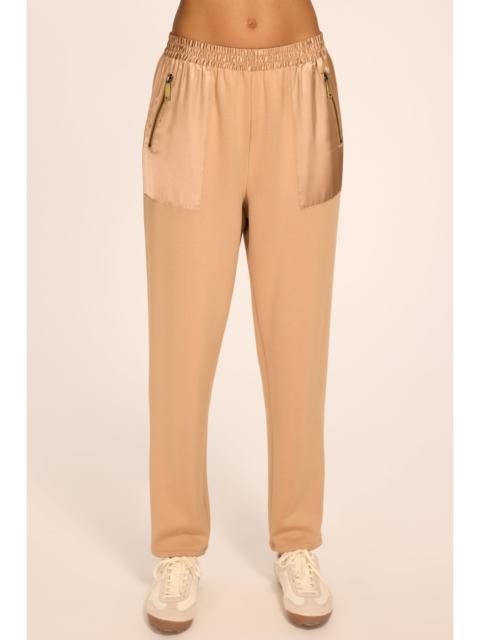 RAMY BROOK Frances Satin Knit Jogger