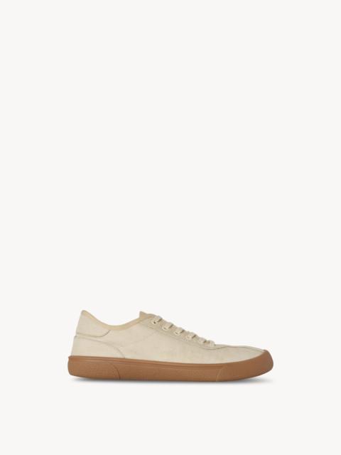 The Row Canvas Sneakers in Viscose and Linen