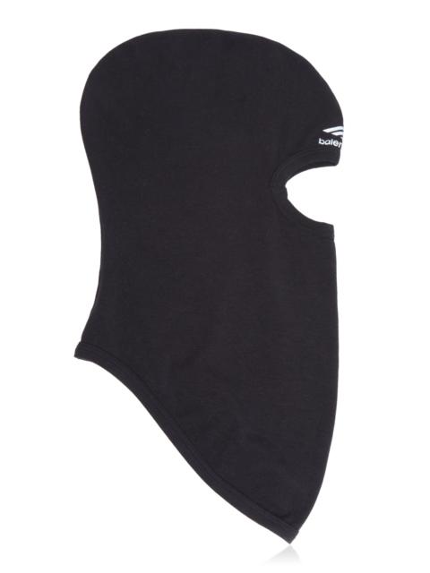 Stretch-Cotton Jersey Ski Mask black