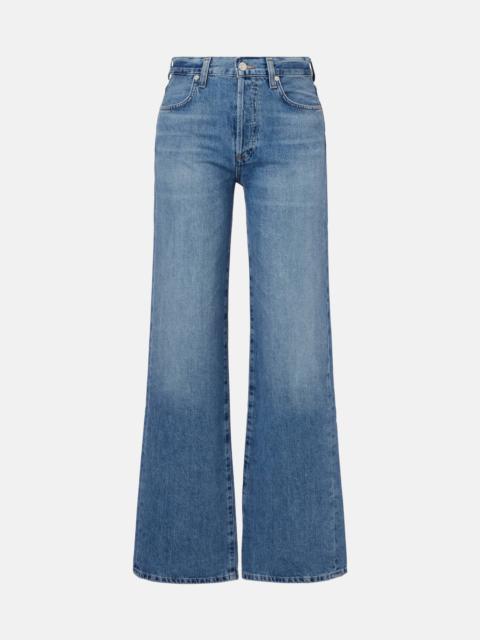 Annina high-rise wide-leg jeans