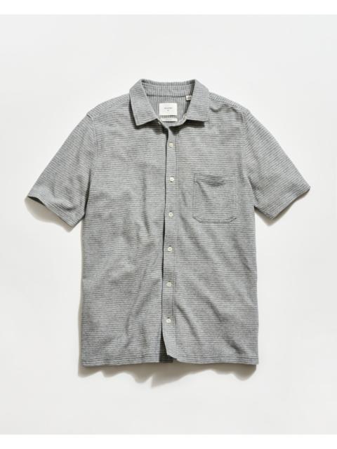 Billy Reid Short Sleeve Textured Treme Knit Shirt