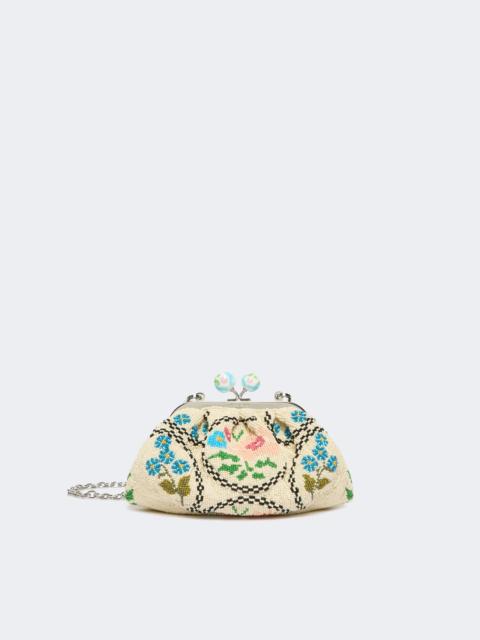 WEEKEND Max Mara FAVELLA Extra-small Pasticcino Bag embroidered with beads - PINK