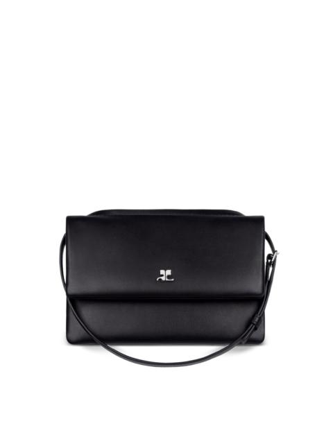 courrèges cuff leather shoulder bag