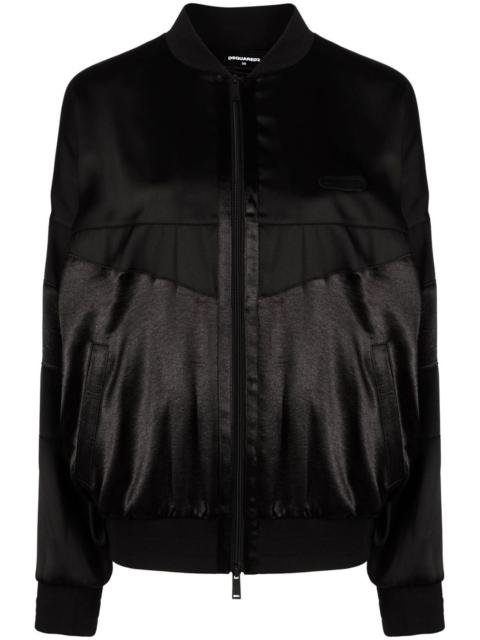 DSQUARED2 shine-effect bomber jacket