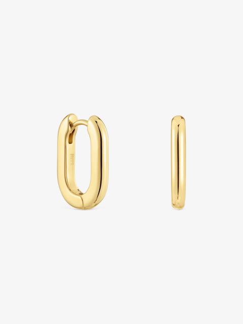 TOUS Short 18.2 mm Hoop earrings with 18K gold vermeil TOUS Basics