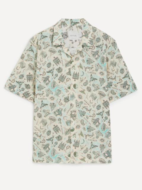 Paul Smith Souvenir-print 반바지 셔츠