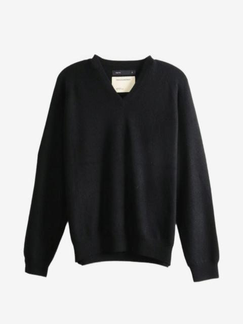 FRENCKENBERGER V-neck long-sleeve sweater