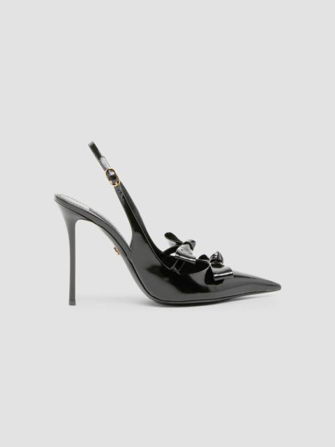 Dolce & Gabbana Women's 90MM Patent Leather Slingback Pumps - Nero