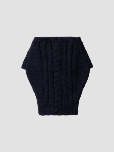 Prada Men's Wool Neck Warmer - Blue