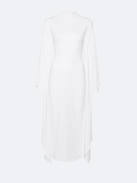 LAPOINTE Compact Jersey Mock Neck Batwing Gown