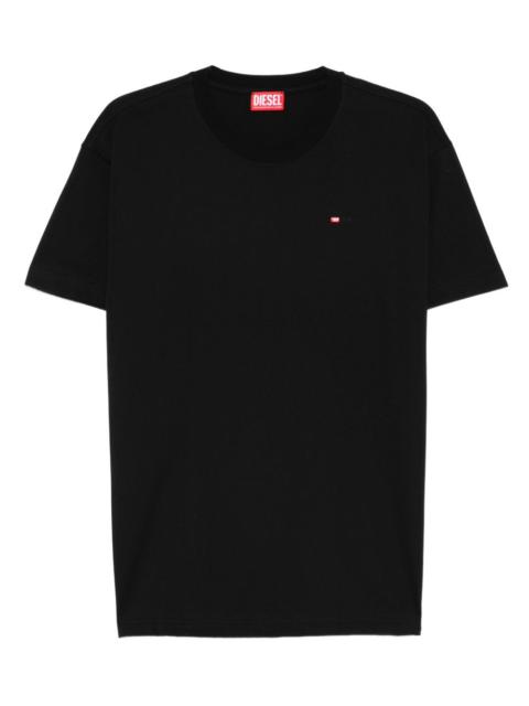Diesel logo-embroidered T-shirt