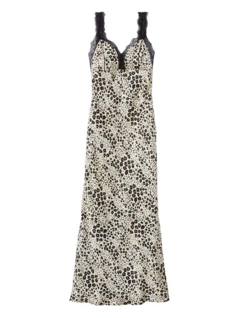 Claudie Pierlot lace-trim midi dress